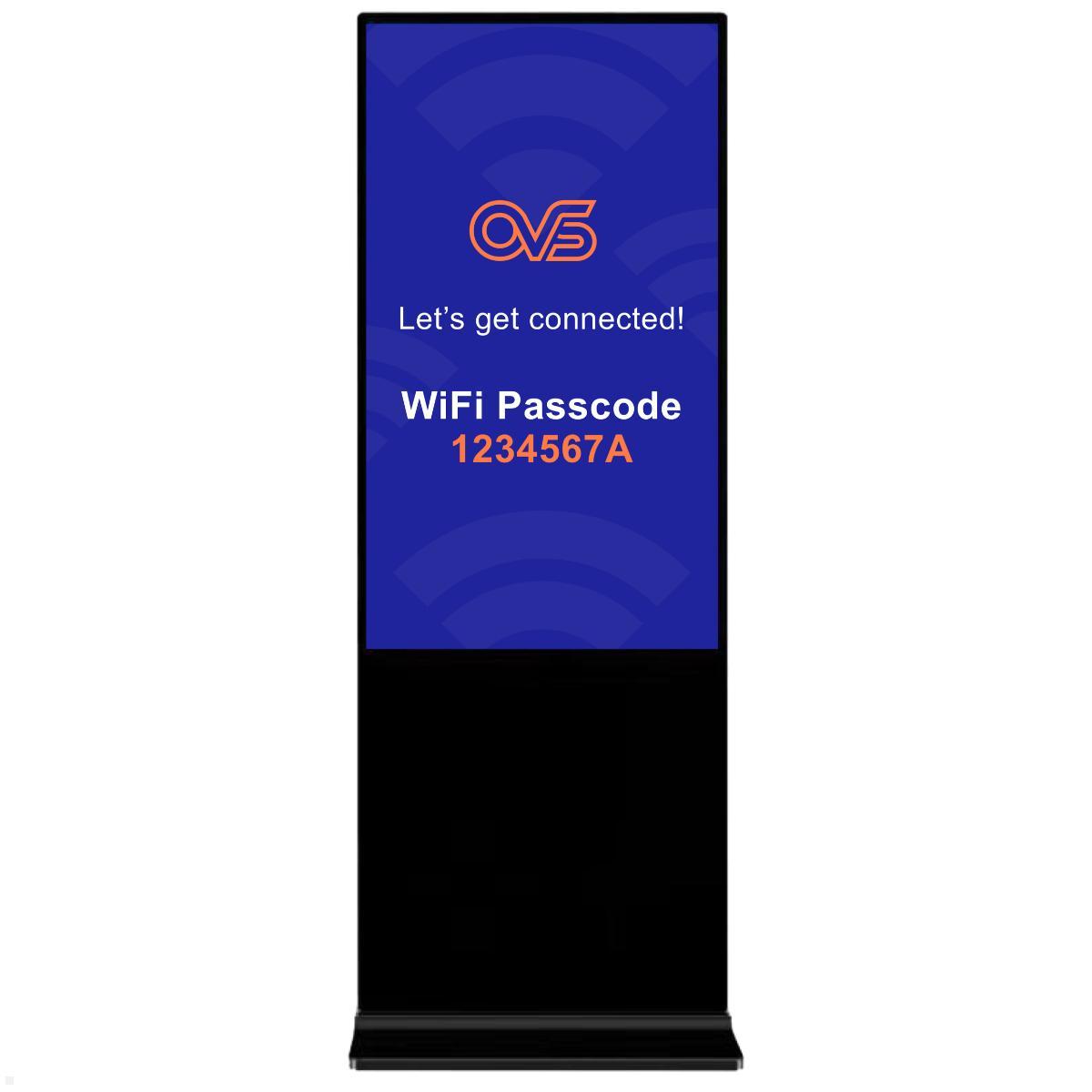 Clevertouch CL Totem Commercial Display 49'' (12949CMTOTEM), Frontansicht