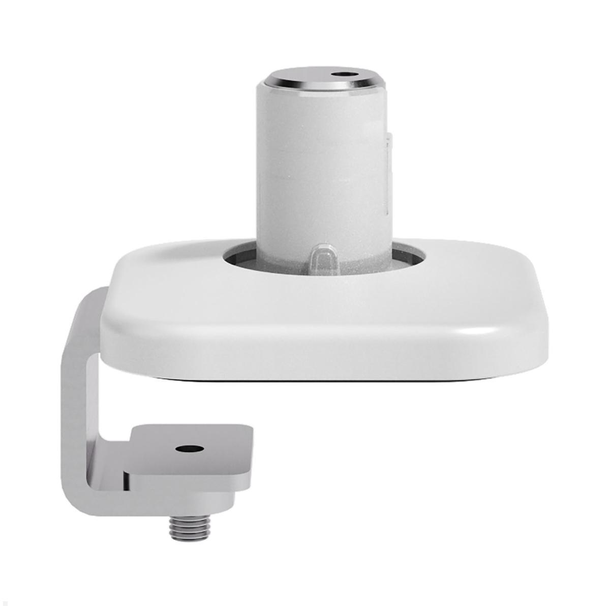 Dataflex Viewprime plus Monitor Tischhalterung mit Tischklemme, weiß, Seitenansicht Klemme