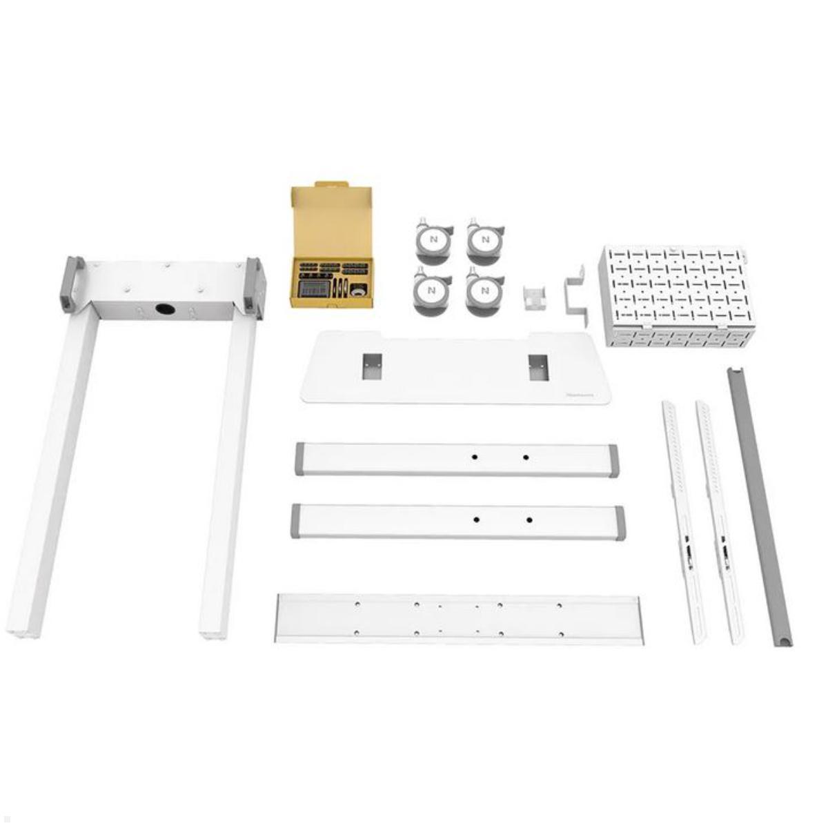 Neomounts FL55-875WH1 mobiler elektrischer Monitorständer 37 bis 100 Zoll, weiß Lieferumfang Neomounts FL55-875WH1 mobiler elektrischer Monitorständer 37 bis 100 Zoll, weiß Lieferumfang