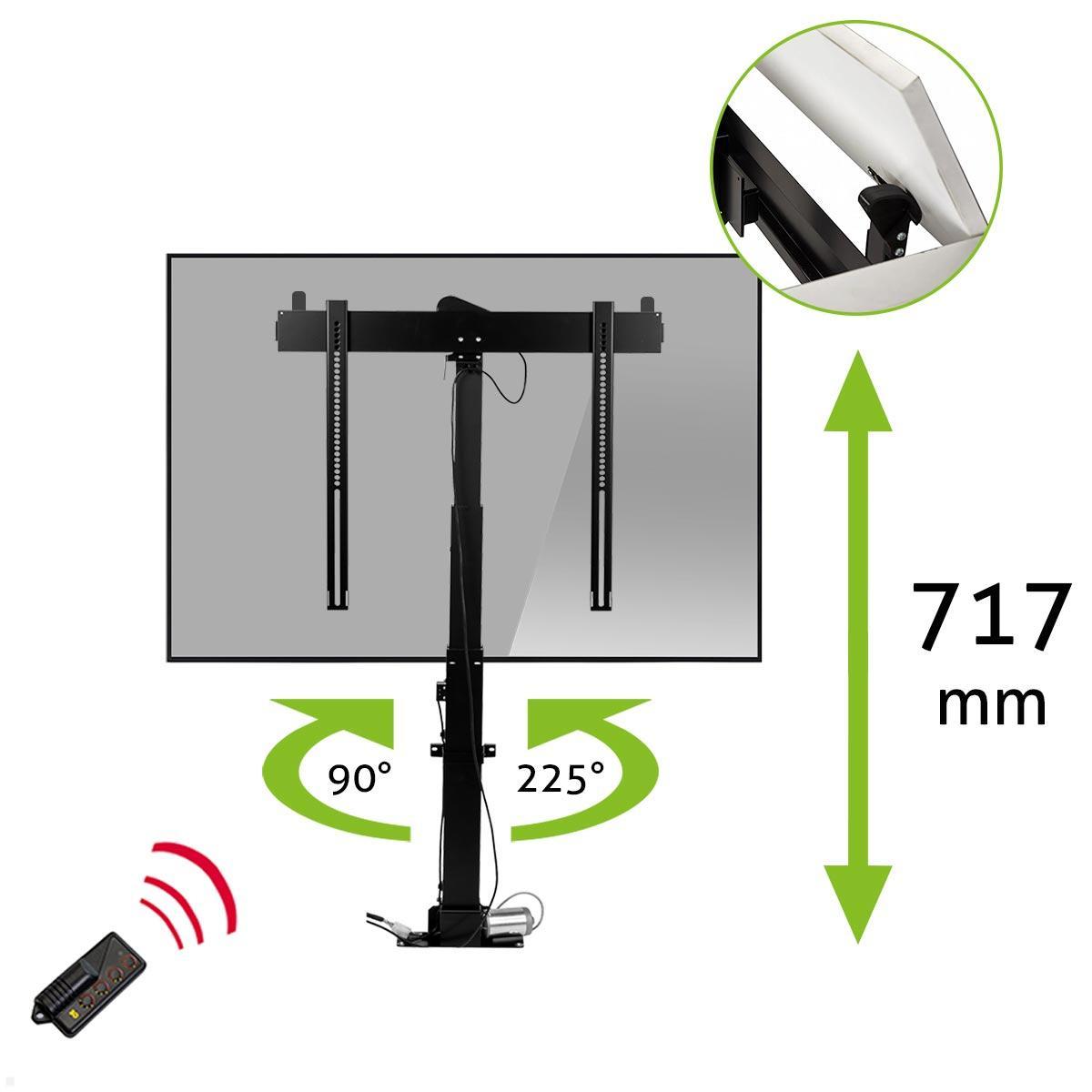 MonLines MLS017B TV Lift bis 50 Zoll, drehbar 90L / 225R, automatische Klappe MonLines MLS017B TV Lift bis 50 Zoll, drehbar 90L / 225R, automatische Klappe