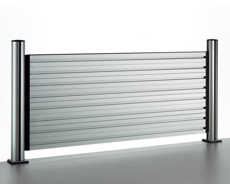 Novus Slatwall Elemente 120 mit TSS-Säule mit Tischklemme (974+1205+000)