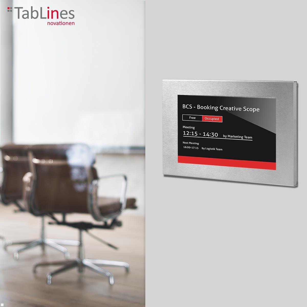 TabLines TSG084E Tablet Schutzgehäuse für Microsoft Surface Go 3, Edelstahl Anwendung Room Manager TabLines TSG084E Tablet Schutzgehäuse für Microsoft Surface Go 3, Edelstahl Anwendung Room Manager