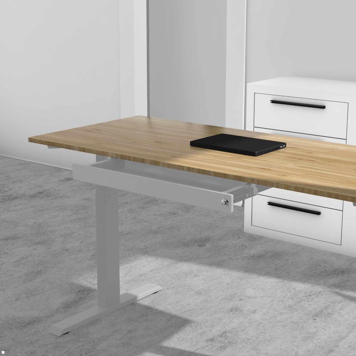 TecLines TUS019B ausziehbare Unterbau Schublade Slim, abschließbar, Anwendungsbeispiel