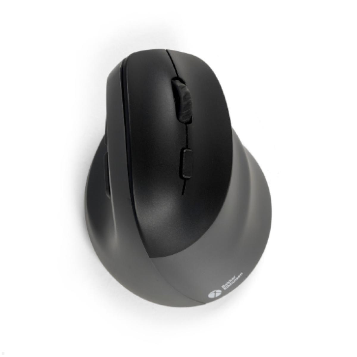 BakkerElkhuizen Ergonomische Maus PRF Pro 3-Mode Vertical Mouse Rechtshänder (BNEPRFP3MVMR), Draufsicht