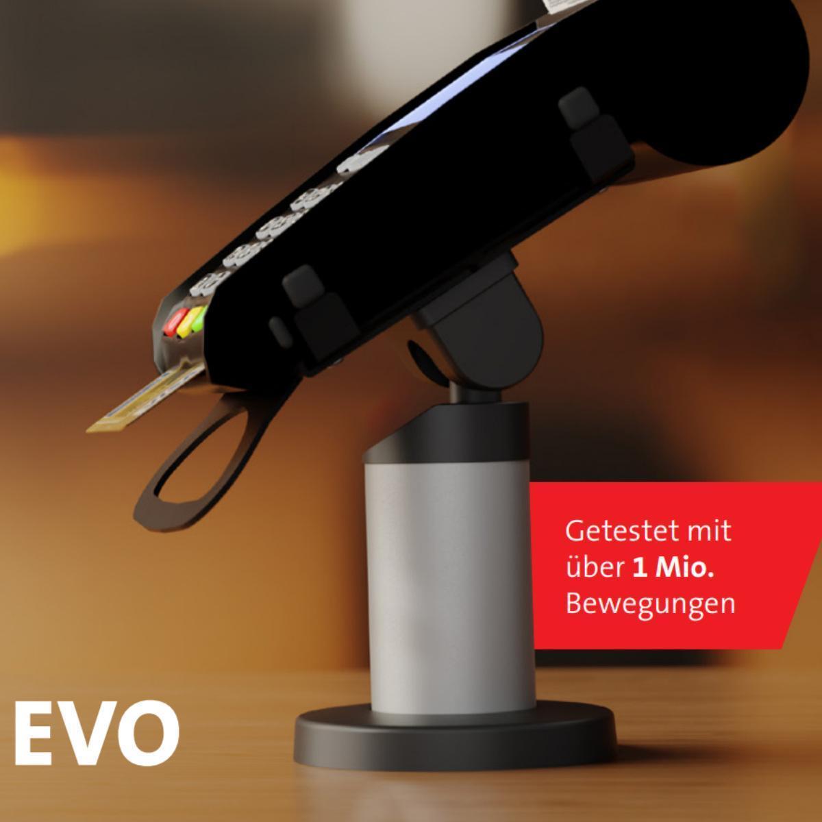 Novus evo POS EC Cash Terminal Halterung Verifone X990 Anwendung Novus evo POS EC Cash Terminal Halterung Verifone X990 Anwendung