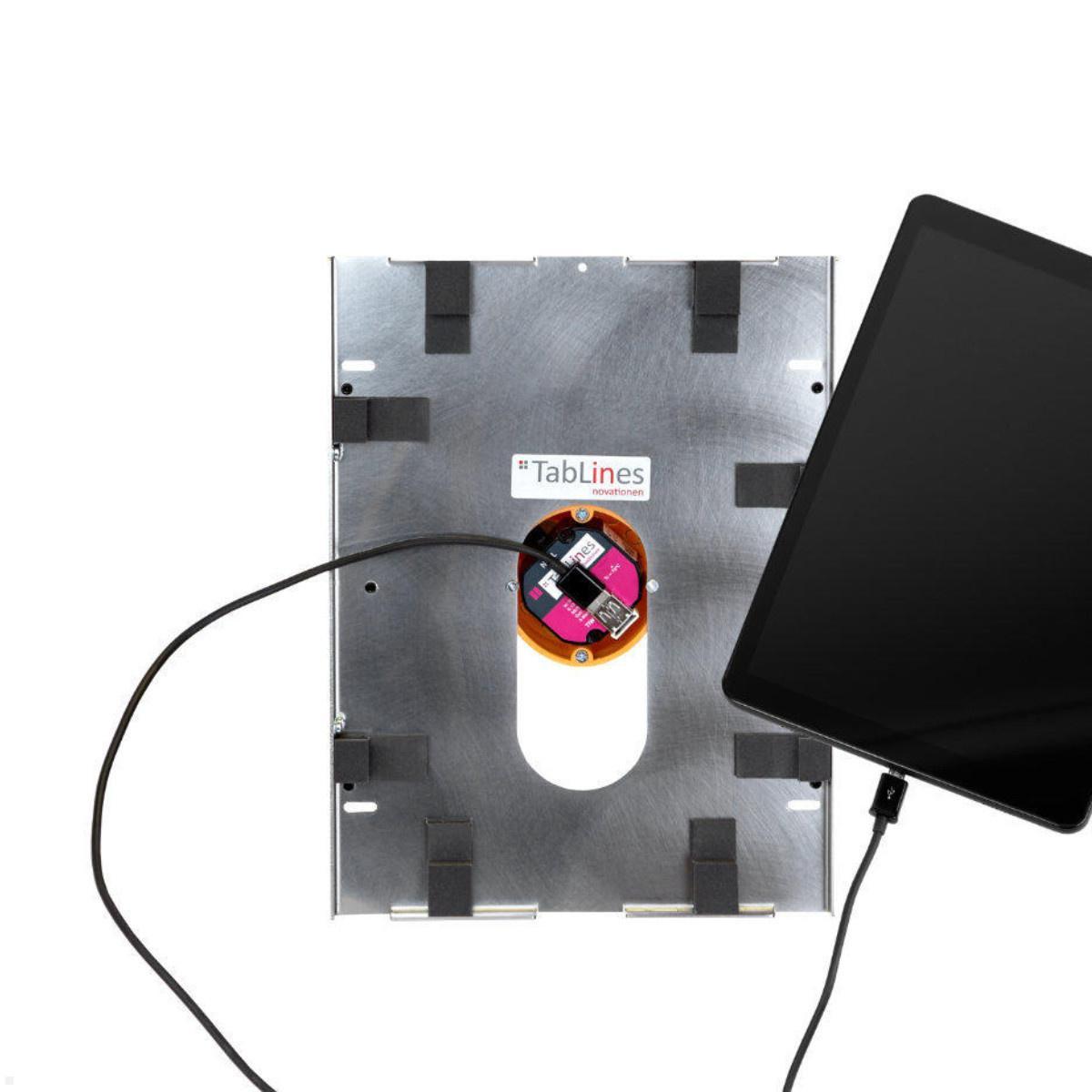 TabLines TWE113S Tablet Wandeinbau für Samsung Tab A9 8.7, silber, Unterputz Stromversorgung TabLines TWE113S Tablet Wandeinbau für Samsung Tab A9 8.7, silber, Unterputz Stromversorgung