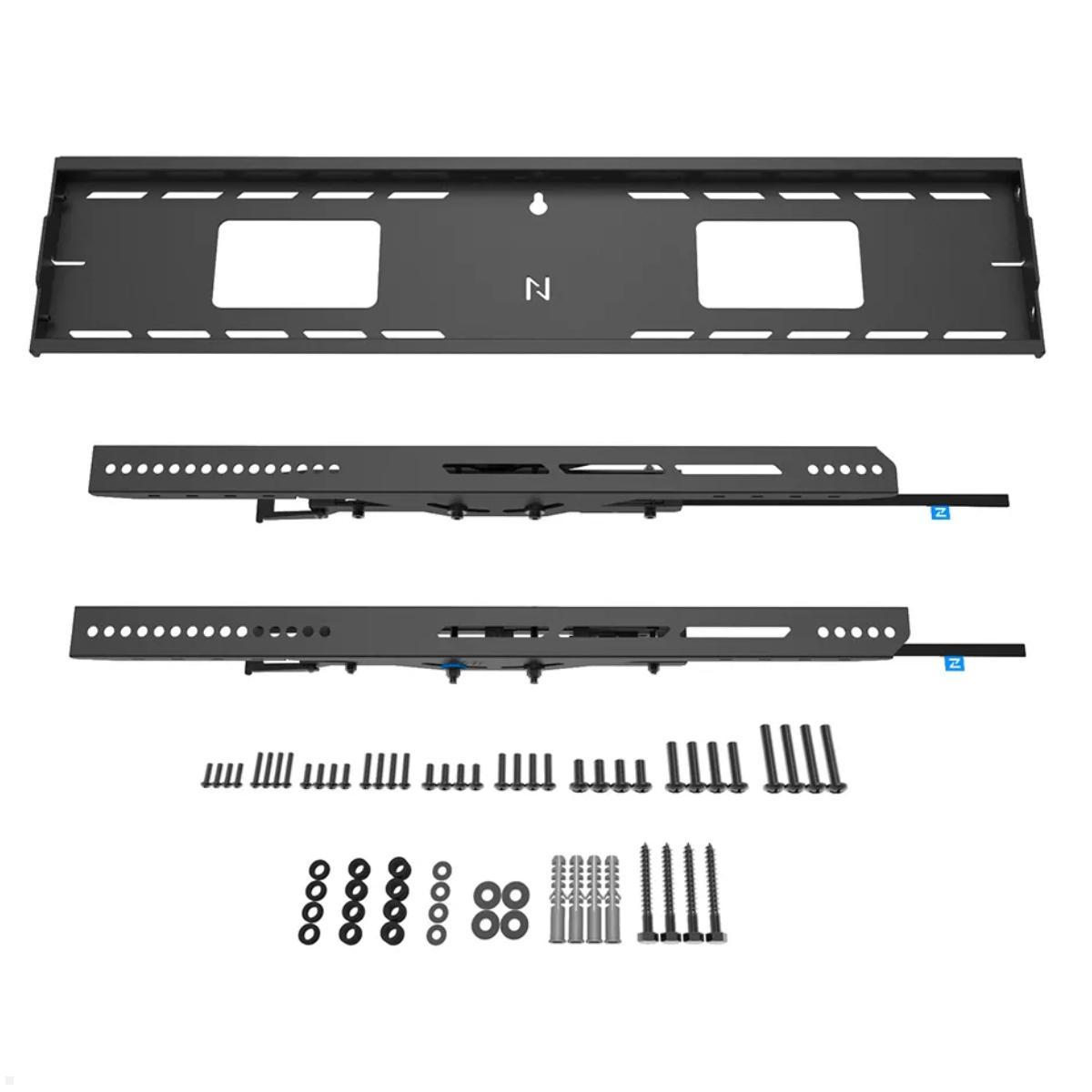Neomounts Level WL35-750BL18 neigbarer Schwerlast TV Wandhalter 43 - 98 Zoll, 125 kg, Lieferumfang Neomounts Level WL35-750BL18 neigbarer Schwerlast TV Wandhalter 43 - 98 Zoll, 125 kg, Lieferumfang