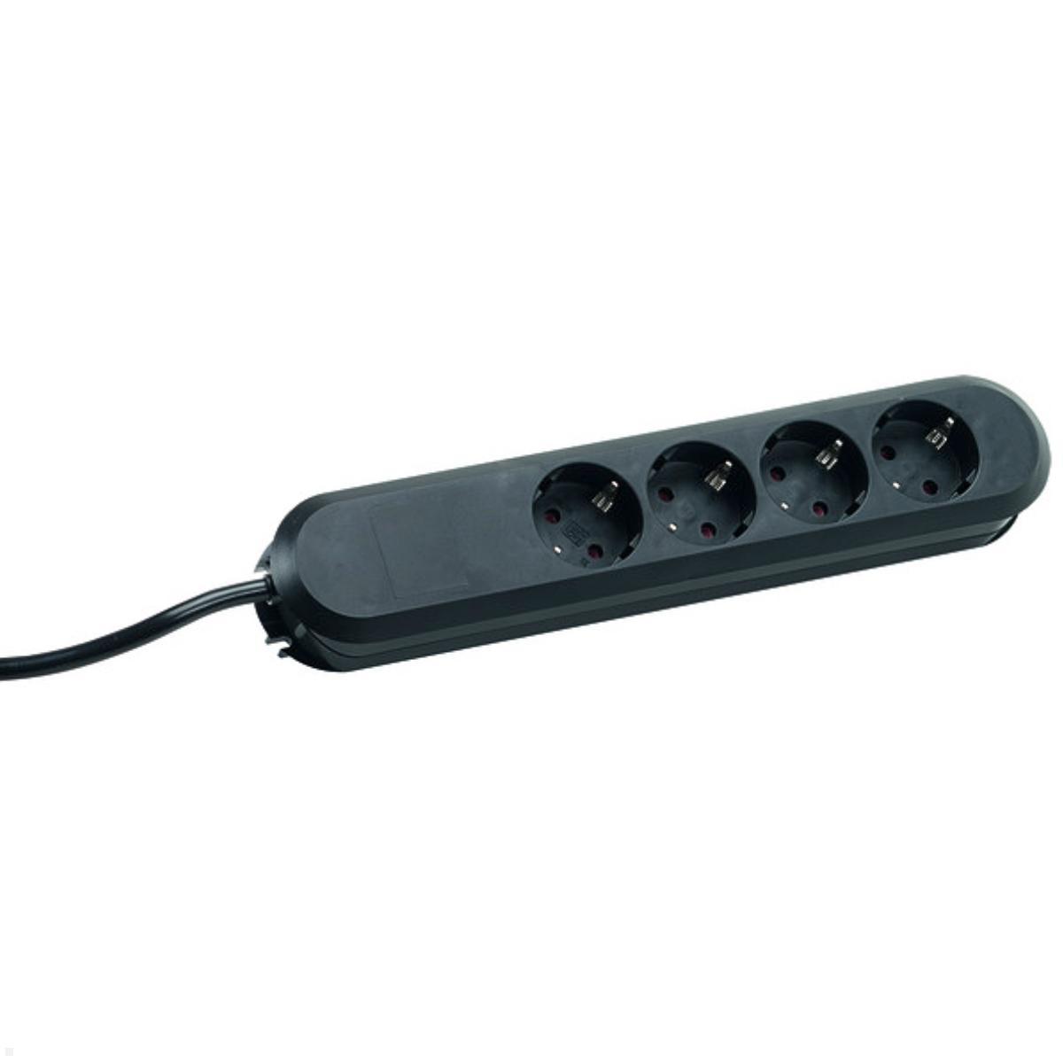 Bachmann SMART 4x Steckdosenleiste Zuleitung 1,5m (381.121K) schwarz Bachmann SMART 4x Steckdosenleiste Zuleitung 1,5m (381.121K) schwarz