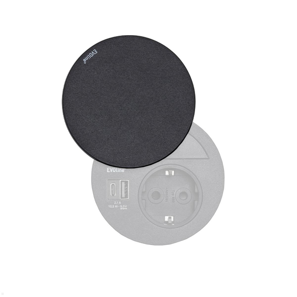 EVOline Circle80 Zubehör Hide Deckel für Einbausteckdosen EVOline Circle80 Zubehör Hide Deckel für Einbausteckdosen