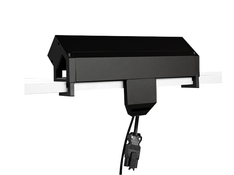 Bachmann Desk 2 Zubehör versteckte Kabelführung, schwarz (918.124) Anwendungsbeispiel Bachmann Desk 2 Zubehör versteckte Kabelführung, schwarz (918.124) Anwendungsbeispiel