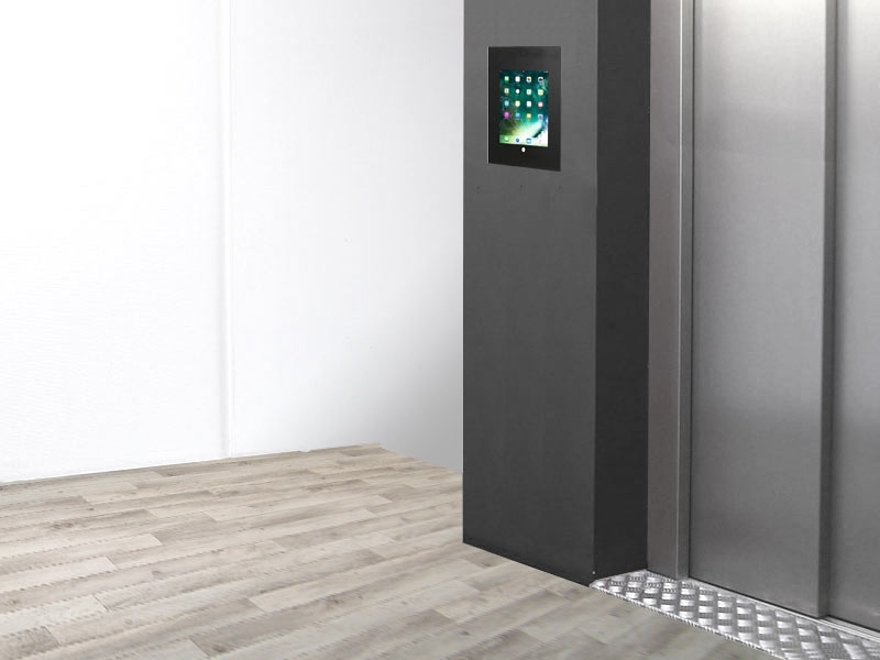 TabLines TWE035B Tablet Wandeinbau für Apple iPad 5 (2017), HB, schwarz Anwendung Wegweiser TabLines TWE035B Tablet Wandeinbau für Apple iPad 5 (2017), HB, schwarz Anwendung Wegweiser