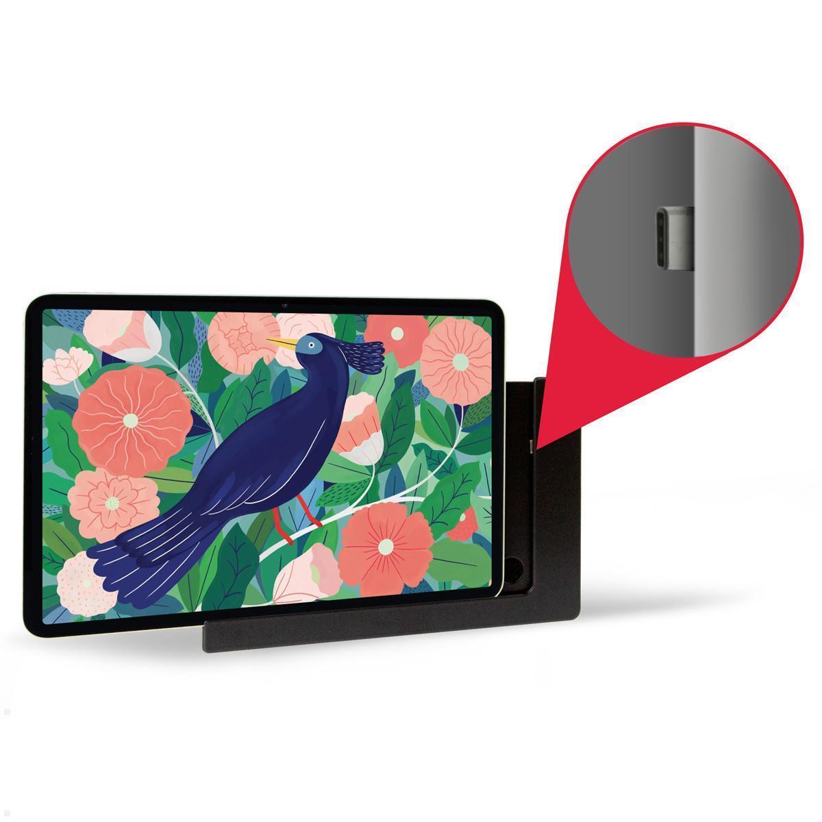TabLines TWP035B Wandhalterung für Samsung Tab A9+ 11.0 (2023), USB, Charging/Laden TabLines TWP035B Wandhalterung für Samsung Tab A9+ 11.0 (2023), USB, Charging/Laden