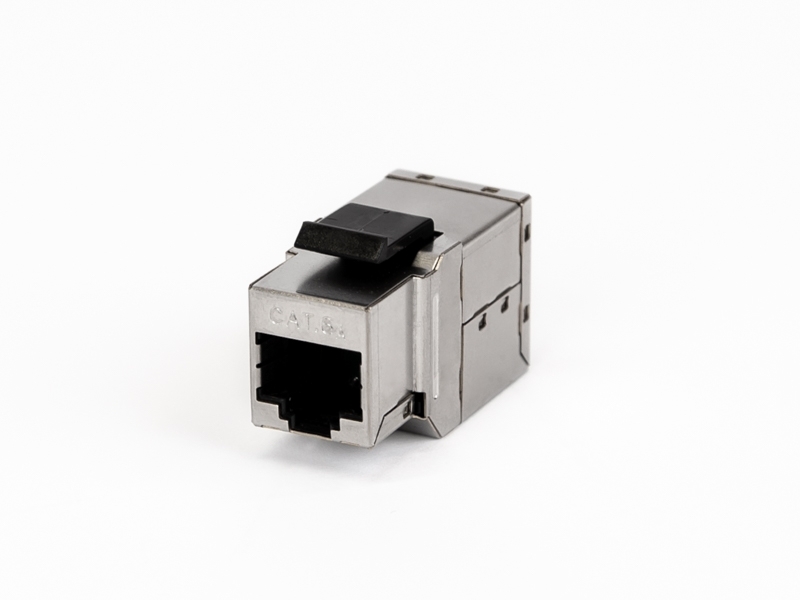 Bachmann CAT6A Keystone Modul Buchse/Buchse geschirmt (940.083) Bachmann CAT6A Keystone Modul Buchse/Buchse geschirmt (940.083)