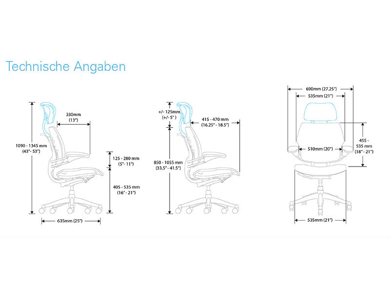 Humanscale Bürostuhl Leder Freedom Headrest Maße Humanscale Bürostuhl Leder Freedom Headrest Maße