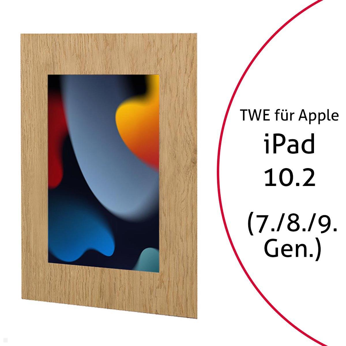 TabLines TWE087O Tablet Wandeinbau für Apple iPad 10.2 (7./8./9. Gen.), Eiche TabLines TWE087O Tablet Wandeinbau für Apple iPad 10.2 (7./8./9. Gen.), Eiche