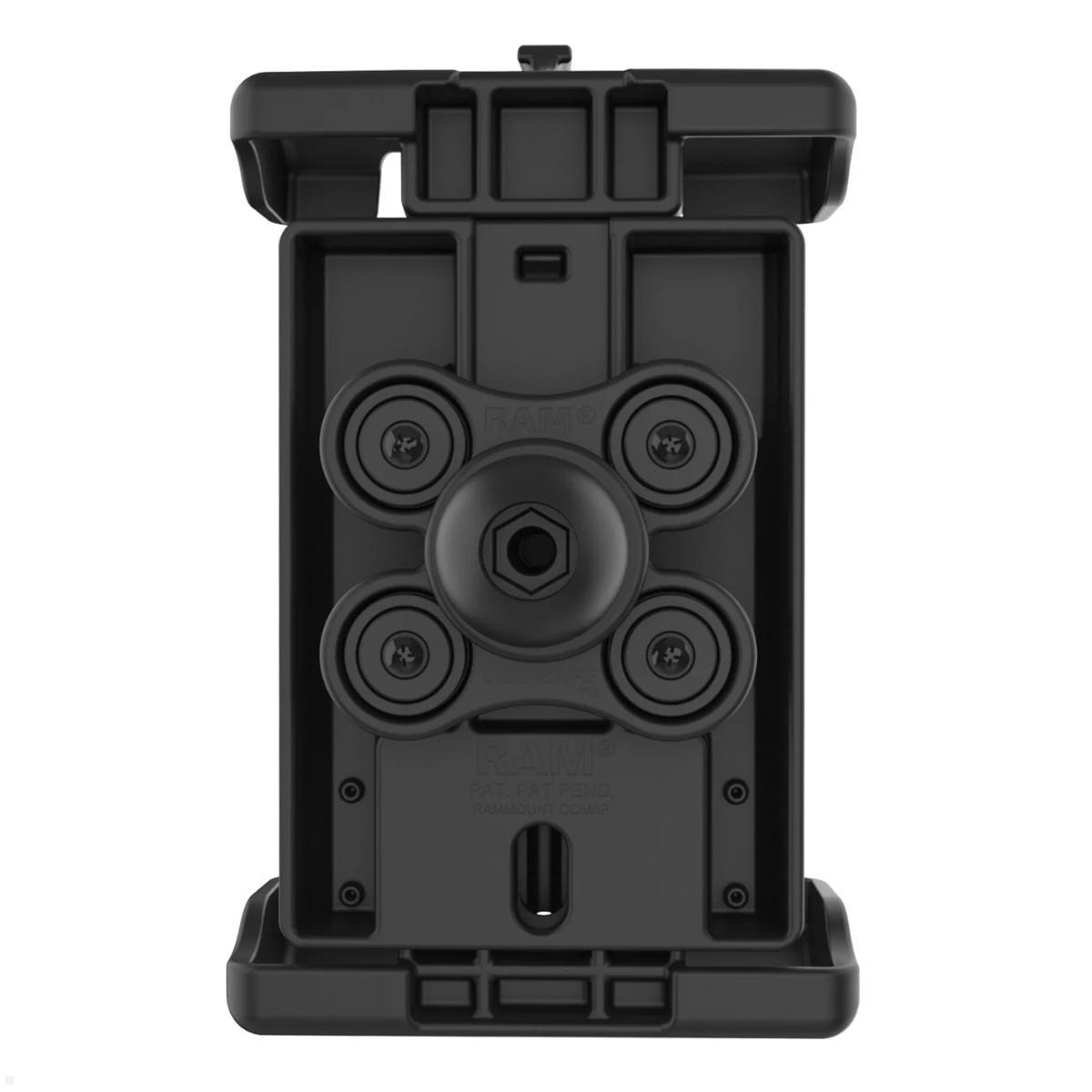 RAM Mounts Quick-Grip™ Pro XL Universal Smartphone-Halteschale 5,8-6,8'',  Vibrationsdämpfung, B-Kugel (RAM-HOL-PD7BVU), Rückansicht