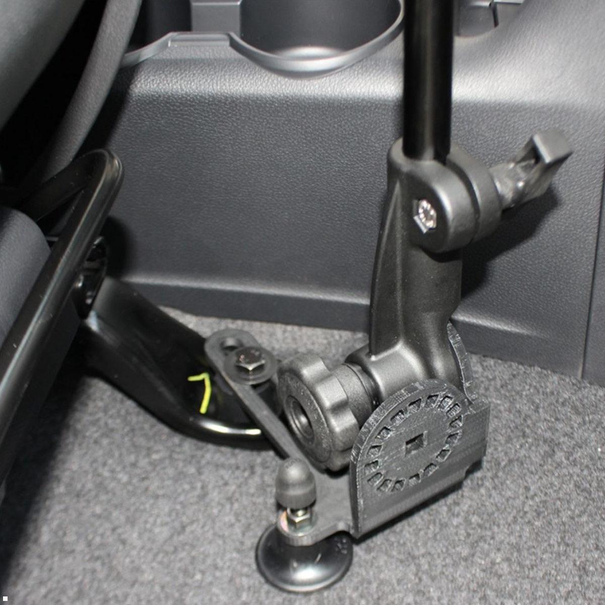 RAM Mounts Pod HD Universal Fahrzeughalterung  C-Kugel, Diamond Basis, höhenverstellbar (RAM-316-HD-238U), Diamond Basisplatte
