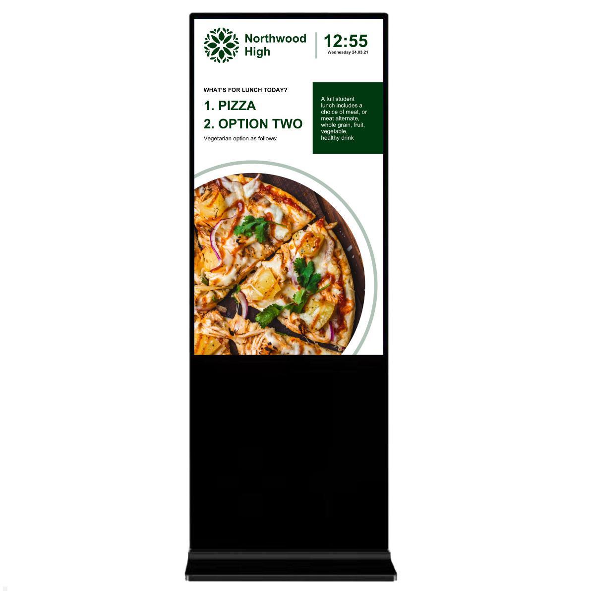 Clevertouch CL Totem Commercial Display 55'' (12955CMTOTEM), Frontansicht