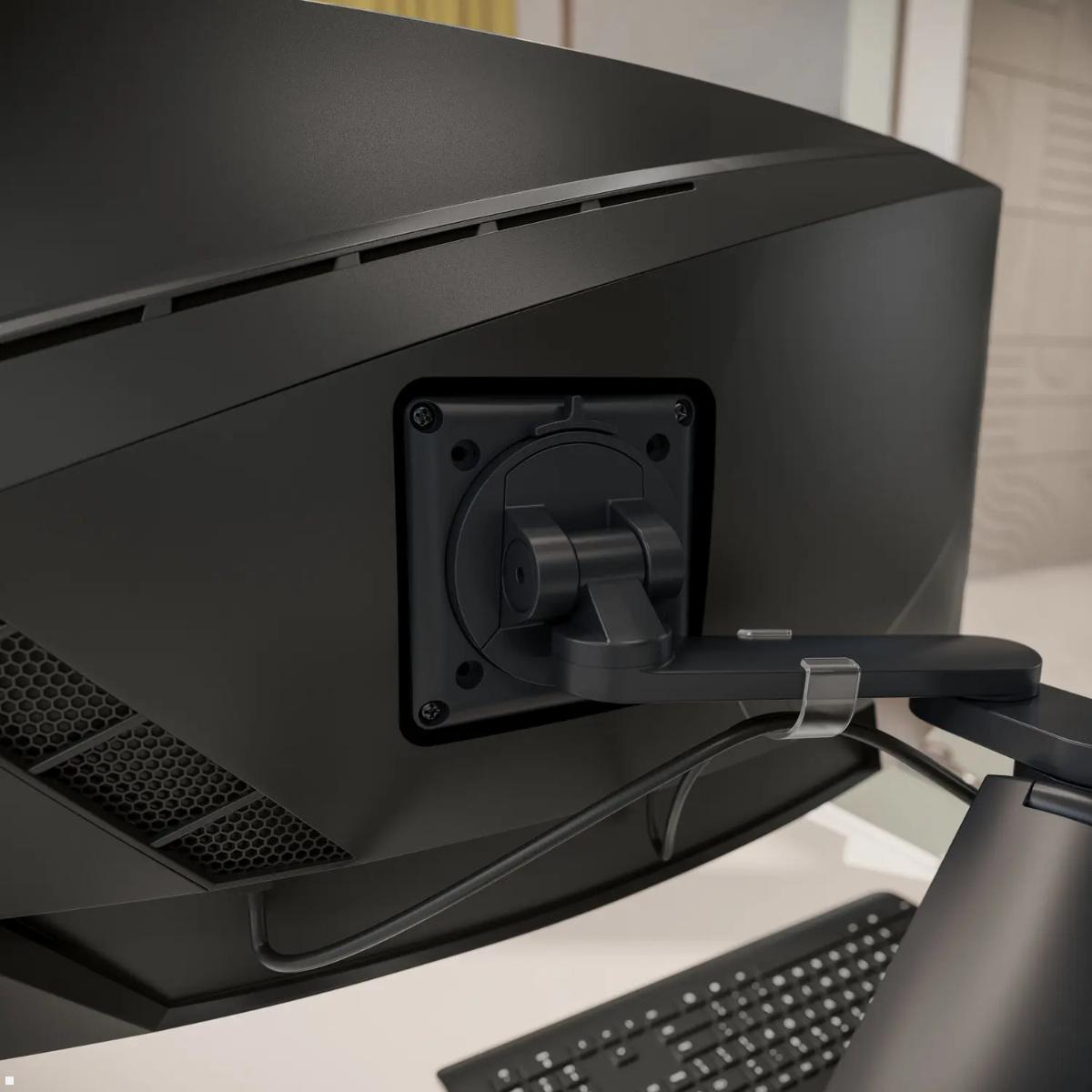 Novus Clu Plus Monitor Tischhalterung bis 50 Zoll (991+3118+000), schwarz, Monitorhalterung 50 Zoll