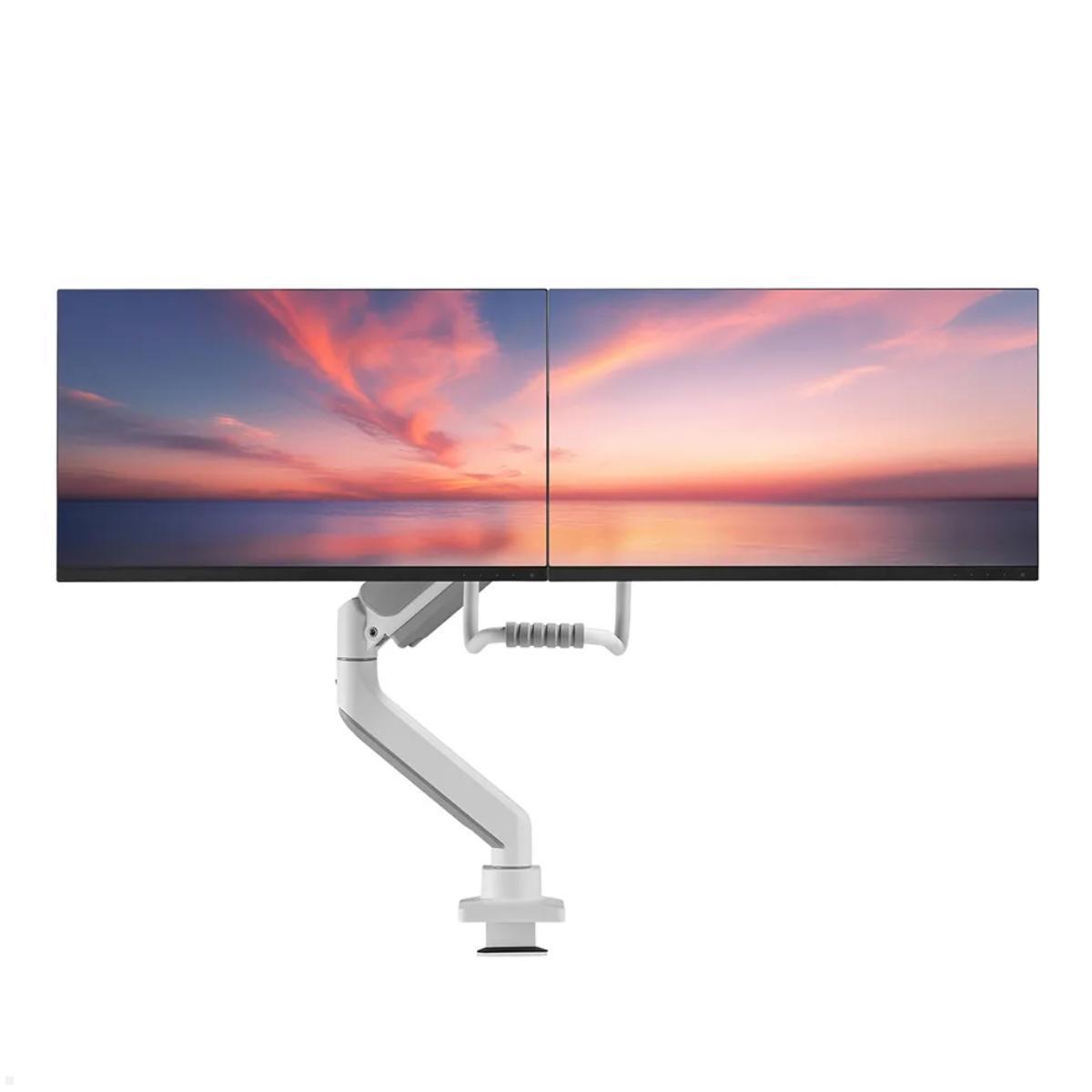 Neomounts DS75-450WH2 Monitorhalter für 2 Monitore nebeneinander bis 32 Zoll, weiß Anwendung Neomounts DS75-450WH2 Monitorhalter für 2 Monitore nebeneinander bis 32 Zoll, weiß Anwendung