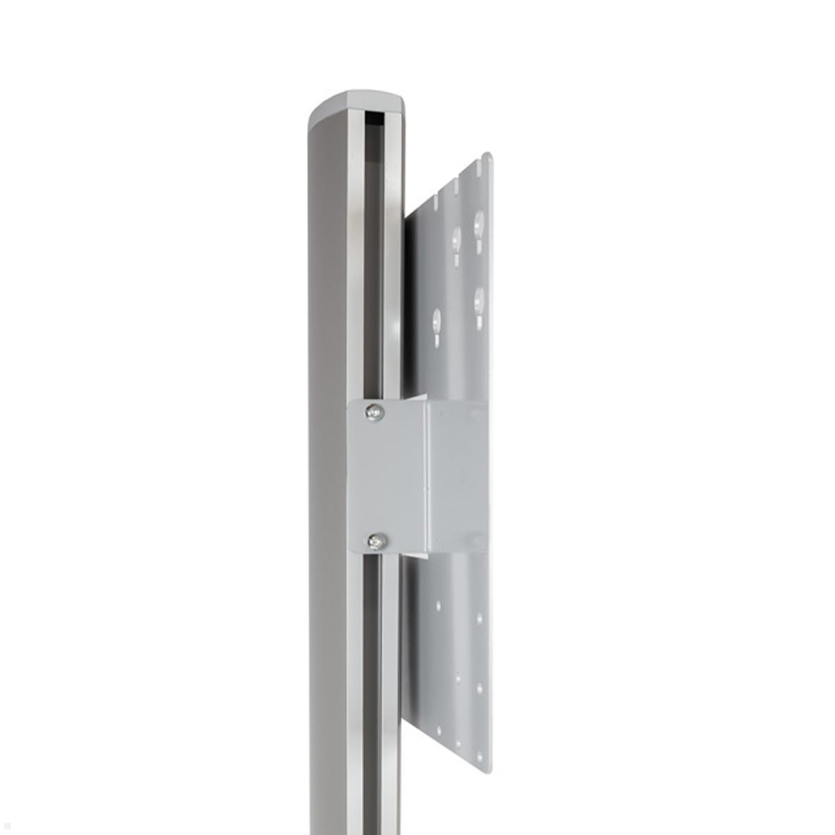 SMS Icon FH T 1450 C Monitorständer mit VESA Adapter bis 400x400 mm, silber VESA Adapter Seitenansicht SMS Icon FH T 1450 C Monitorständer mit VESA Adapter bis 400x400 mm, silber VESA Adapter Seitenansicht