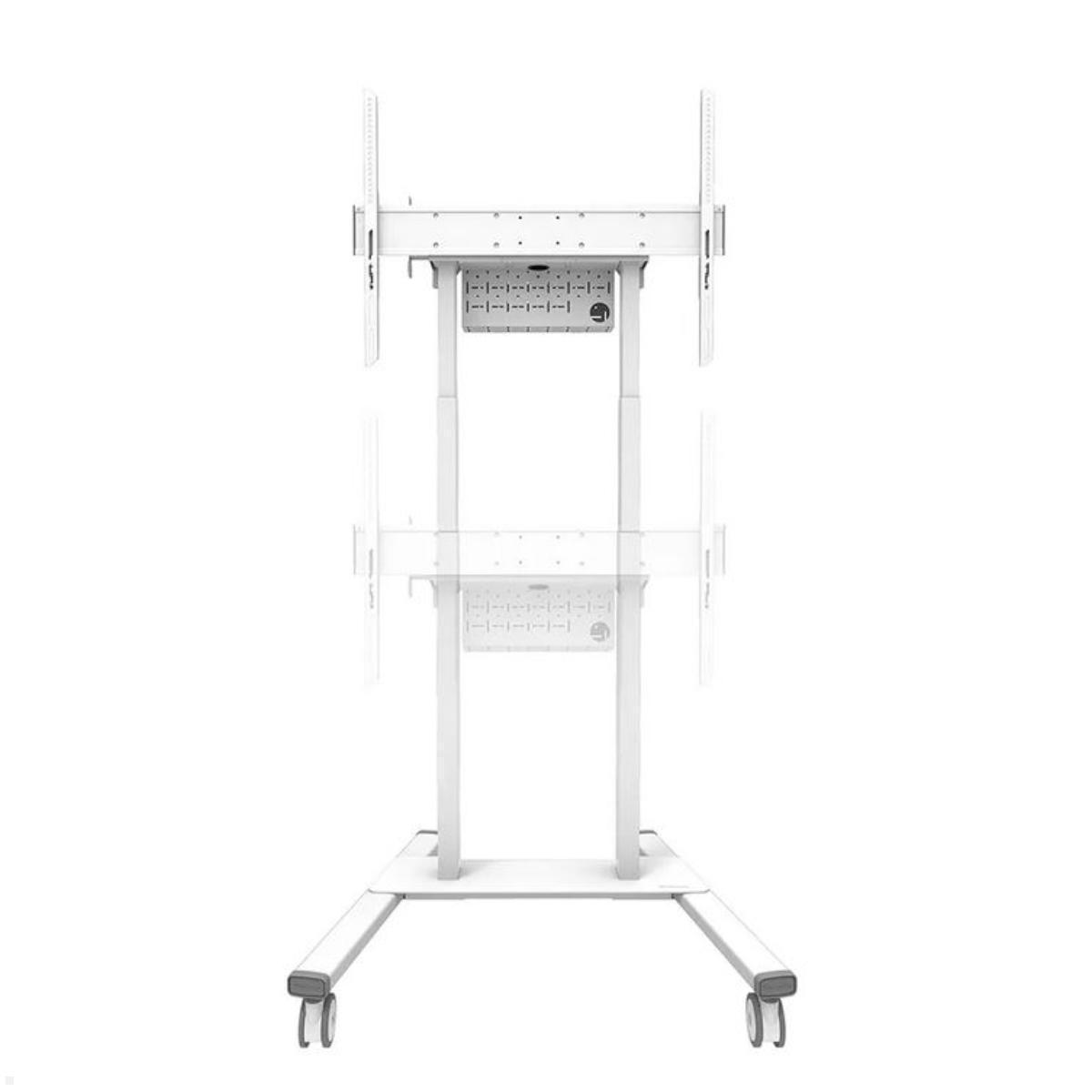 Neomounts FL55-875WH1 mobiler elektrischer Monitorständer 37 bis 100 Zoll, weiß Ansicht Neomounts FL55-875WH1 mobiler elektrischer Monitorständer 37 bis 100 Zoll, weiß Ansicht
