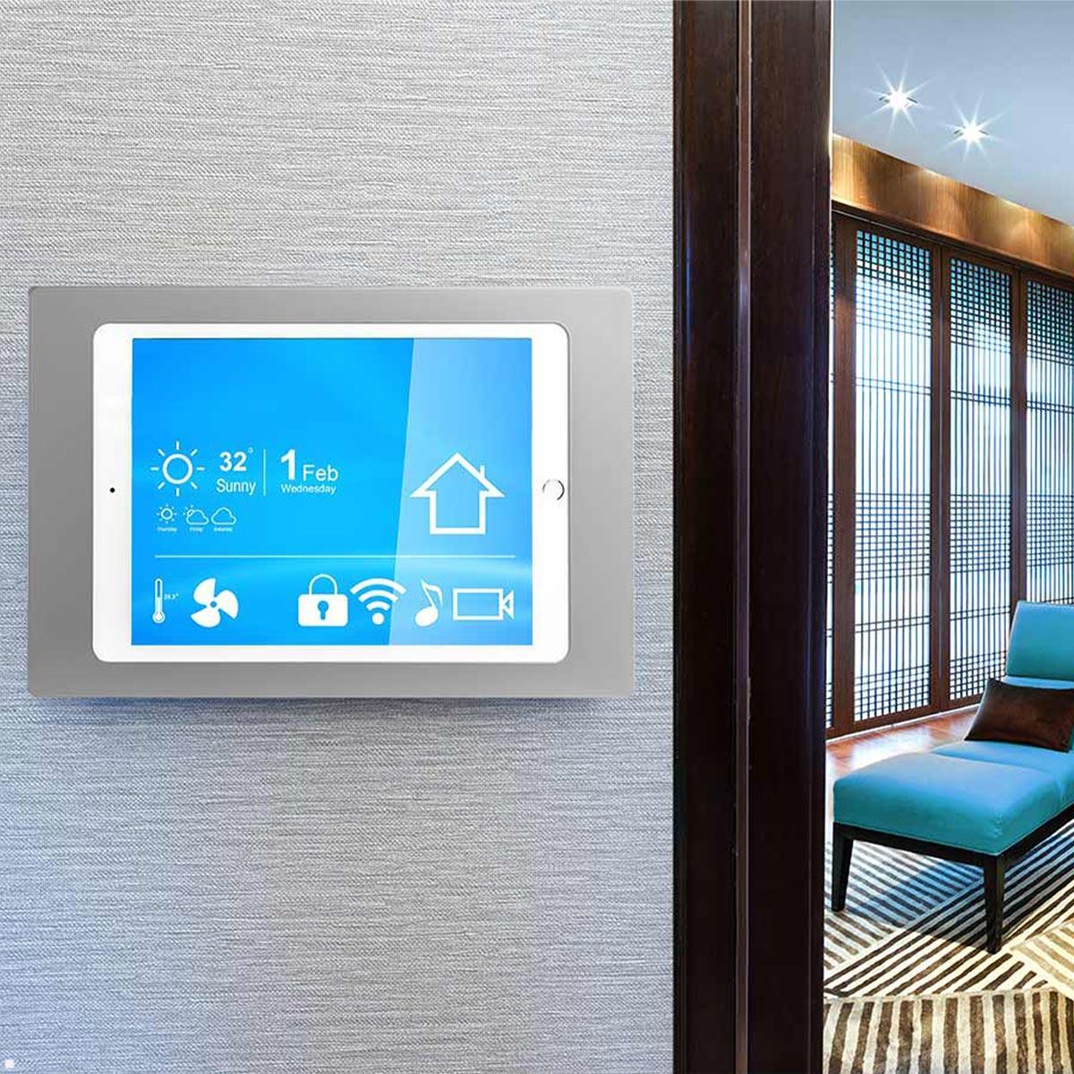 TabLines TWH055S Tablet Wandhalterung für Samsung Tab A9+ 11.0 (2023), silber Anwendung SmartHome Hotel TabLines TWH055S Tablet Wandhalterung für Samsung Tab A9+ 11.0 (2023), silber Anwendung SmartHome Hotel