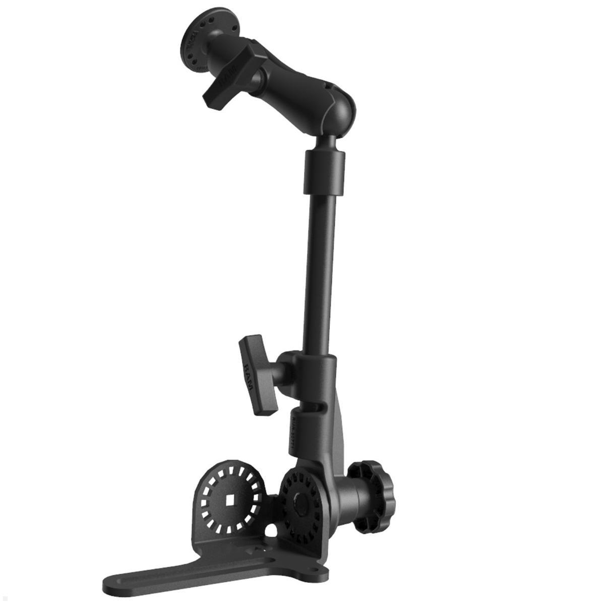 RAM Mounts Pod HD Universal Fahrzeughalterung  C-Kugel höhenverstellbar (RAM-316-HD-202U), Ratchet-System Fahrzeug