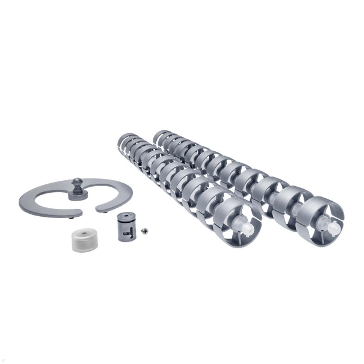 Kabelschlange für den Schreibtisch, TecLines, 1m, silber Kabelschlange für den Schreibtisch, TecLines, 1m, silber