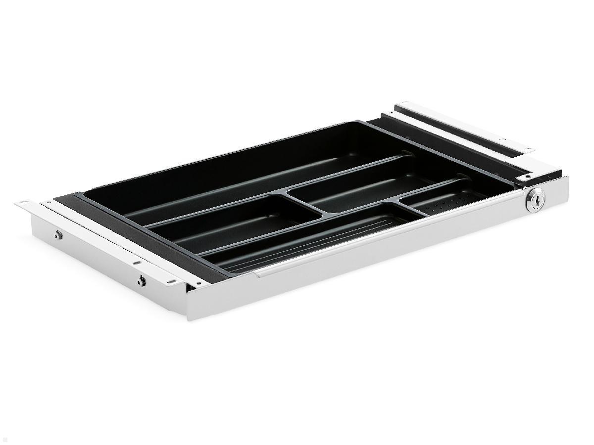 TecLines TUS004W ausziehbare Unterbau Schublade S abschließbar, weiß TecLines TUS004W ausziehbare Unterbau Schublade S abschließbar, weiß