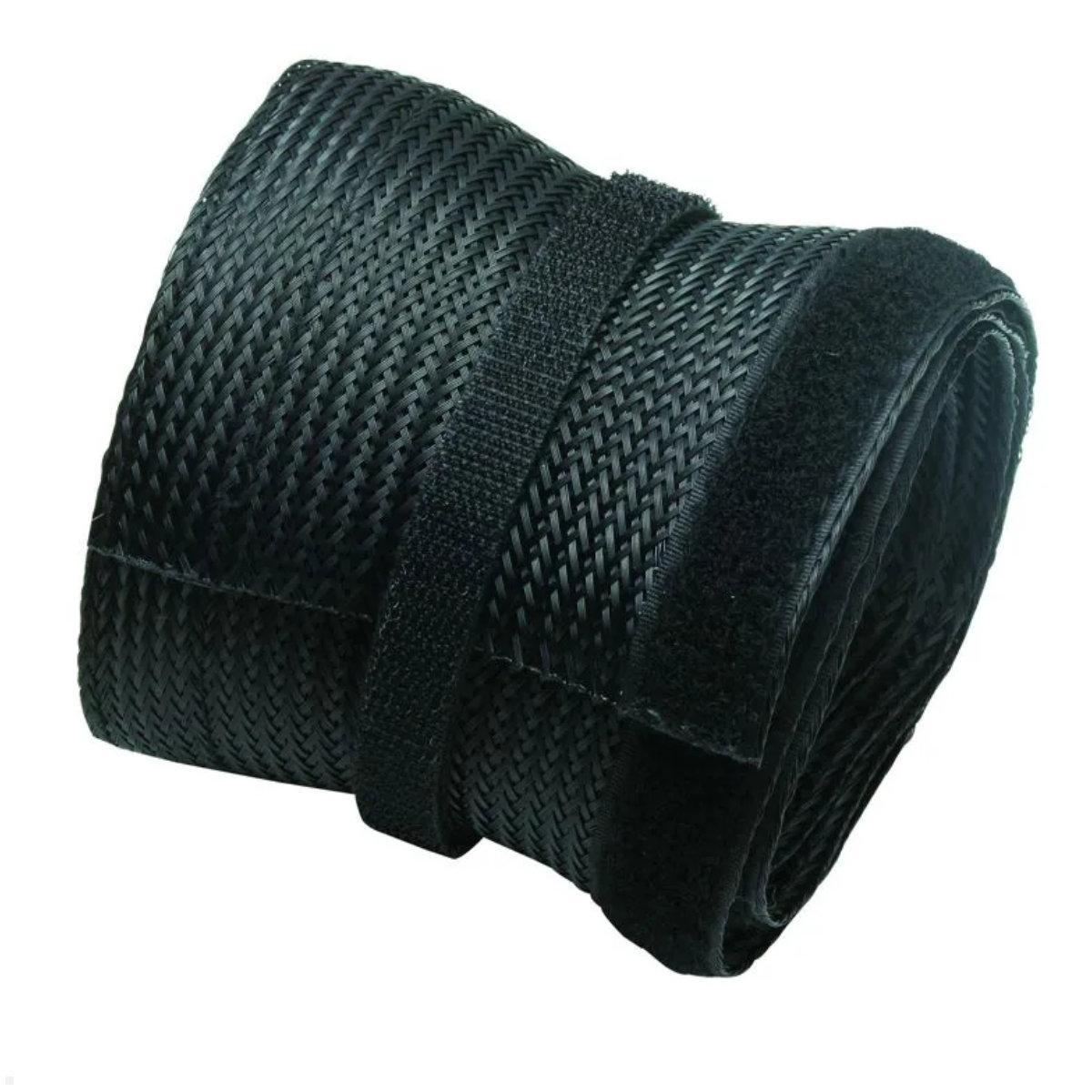 Neomounts NS-CS200BLACK Gewebeschlauch mit Klett Kabelmanagement 2m, schwarz Neomounts NS-CS200BLACK Gewebeschlauch mit Klett Kabelmanagement 2m, schwarz
