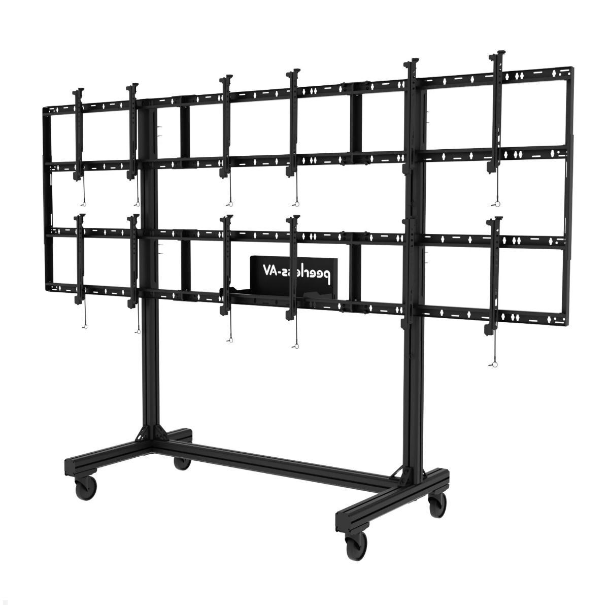 peerless DS-C555-3x2 portabler Videowand-Wagen peerless DS-C555-3x2 portabler Videowand-Wagen