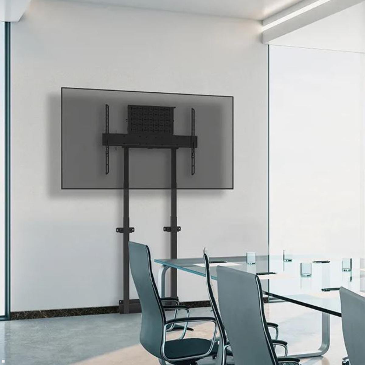 Neomounts WL55-875BL1 elektrischer TV Boden Wandhalter bis 100 Zoll, schwarz Anwendung Konferenzraum Neomounts WL55-875BL1 elektrischer TV Boden Wandhalter bis 100 Zoll, schwarz Anwendung Konferenzraum
