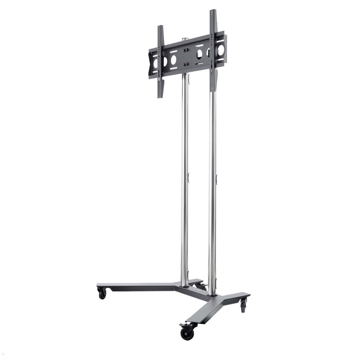 Edbak TR1 mobiler Display Monitor Ständer neigbar 40 - 75 Zoll, Displayhalterung fahrbar