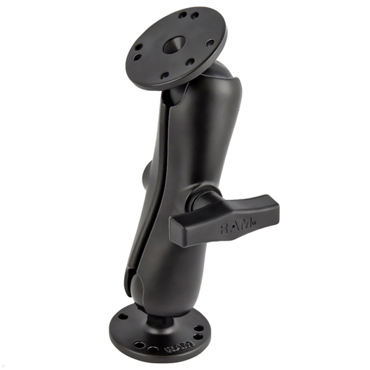 RAM Mounts Set, 2x Basisplatte rund, 1x Verbindungsarm mittel, C Kugel (RAM-101U) RAM Mounts Set, 2x Basisplatte rund, 1x Verbindungsarm mittel, C Kugel (RAM-101U)