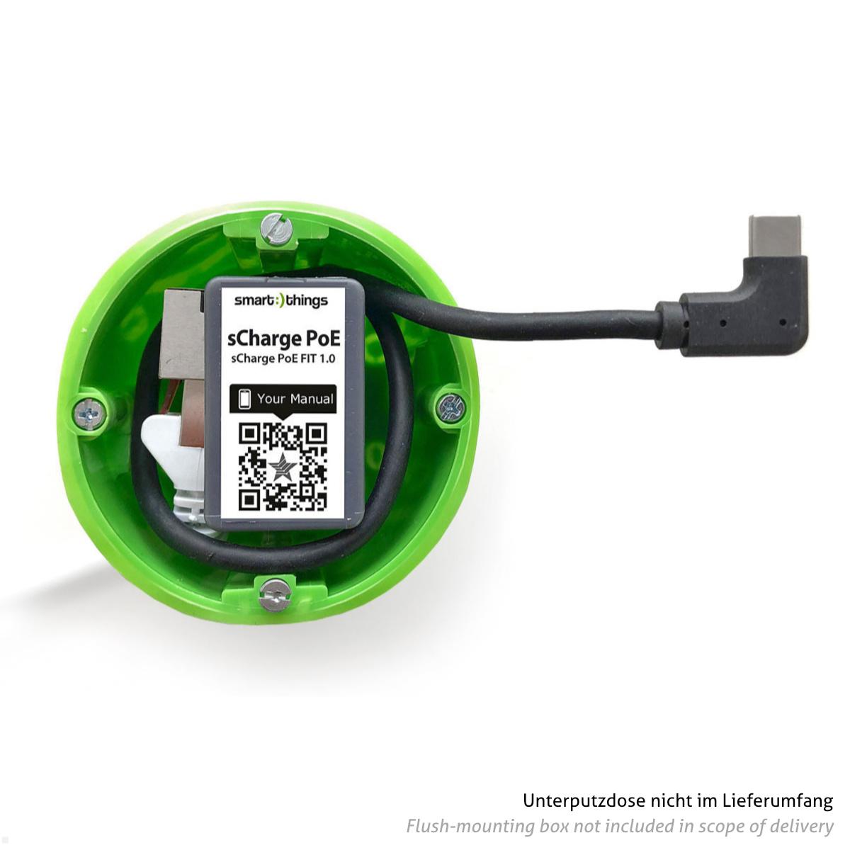 smart things s28 C sCharge PoE Netzteil bis 25-W über Ethernet mit USB-C smart things s28 C sCharge PoE Netzteil bis 25-W über Ethernet mit USB-C