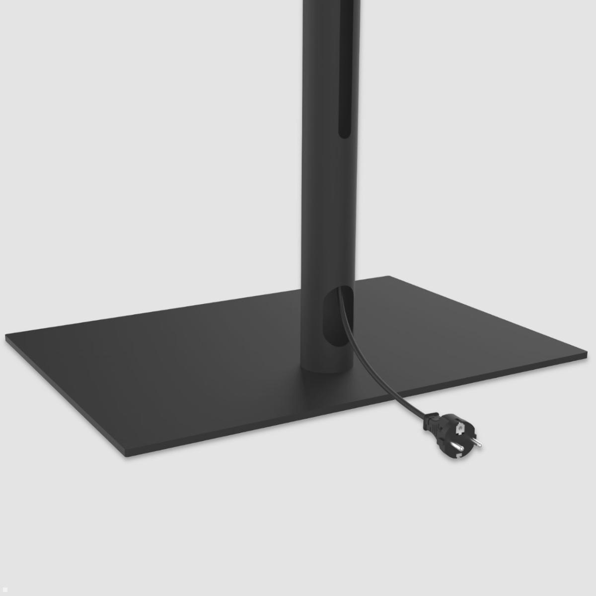 Cavus SQUARE120B44 TV Standfuß rechteckig 32 - 65 Zoll, Säule 120 cm, schwarz Kabelmanagement Cavus SQUARE120B44 TV Standfuß rechteckig 32 - 65 Zoll, Säule 120 cm, schwarz Kabelmanagement