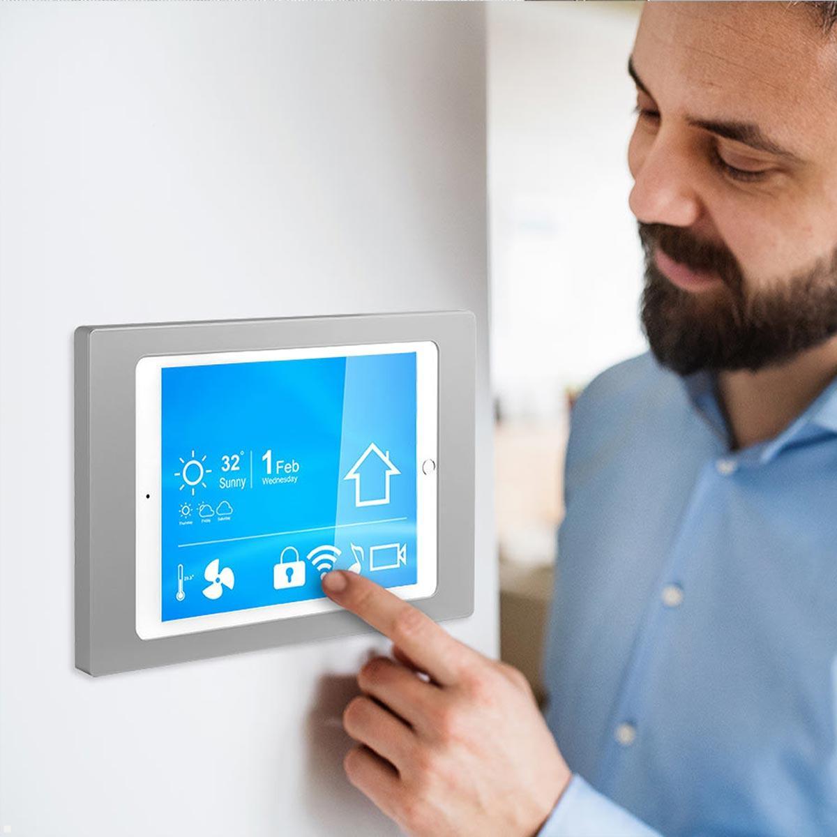 TabLines TWH055S Tablet Wandhalterung für Samsung Tab A9+ 11.0 (2023), silber SmartHome ModernLiving TabLines TWH055S Tablet Wandhalterung für Samsung Tab A9+ 11.0 (2023), silber SmartHome ModernLiving