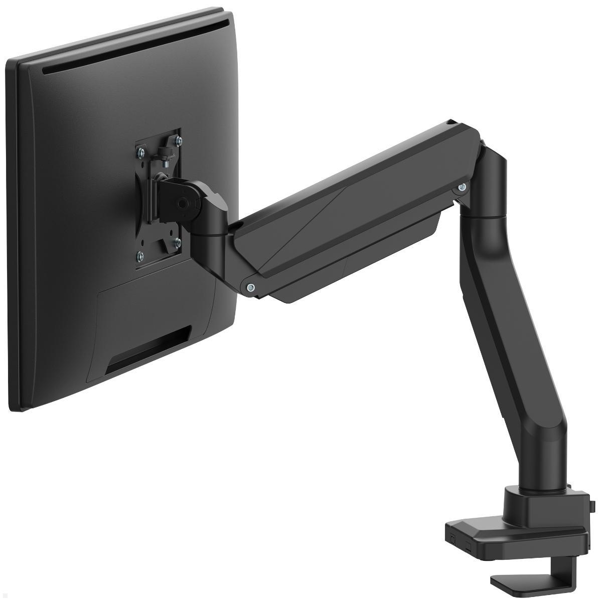 Fellowes Swing Single Monitor Tischhalterung (100091675), schwarz, Armverstellung