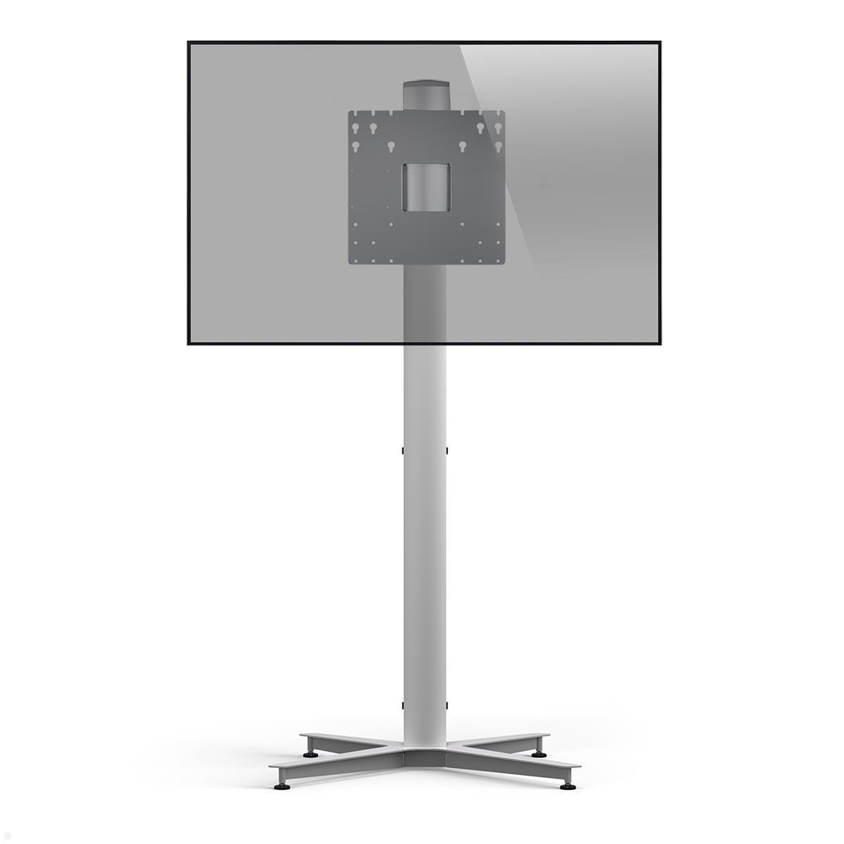 SMS Icon FH T 2000 C Monitorständer mit VESA Adapter bis 400x400 mm, silber mit Bildschirm SMS Icon FH T 2000 C Monitorständer mit VESA Adapter bis 400x400 mm, silber mit Bildschirm