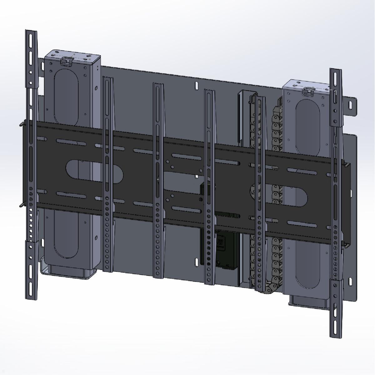 MonLines MLW675B2 TV Lift Wandhalter elektrisch, 675mm, 98 Zoll, schwarz, Display Lift MonLines MLW675B2 TV Lift Wandhalter elektrisch, 675mm, 98 Zoll, schwarz, Display Lift
