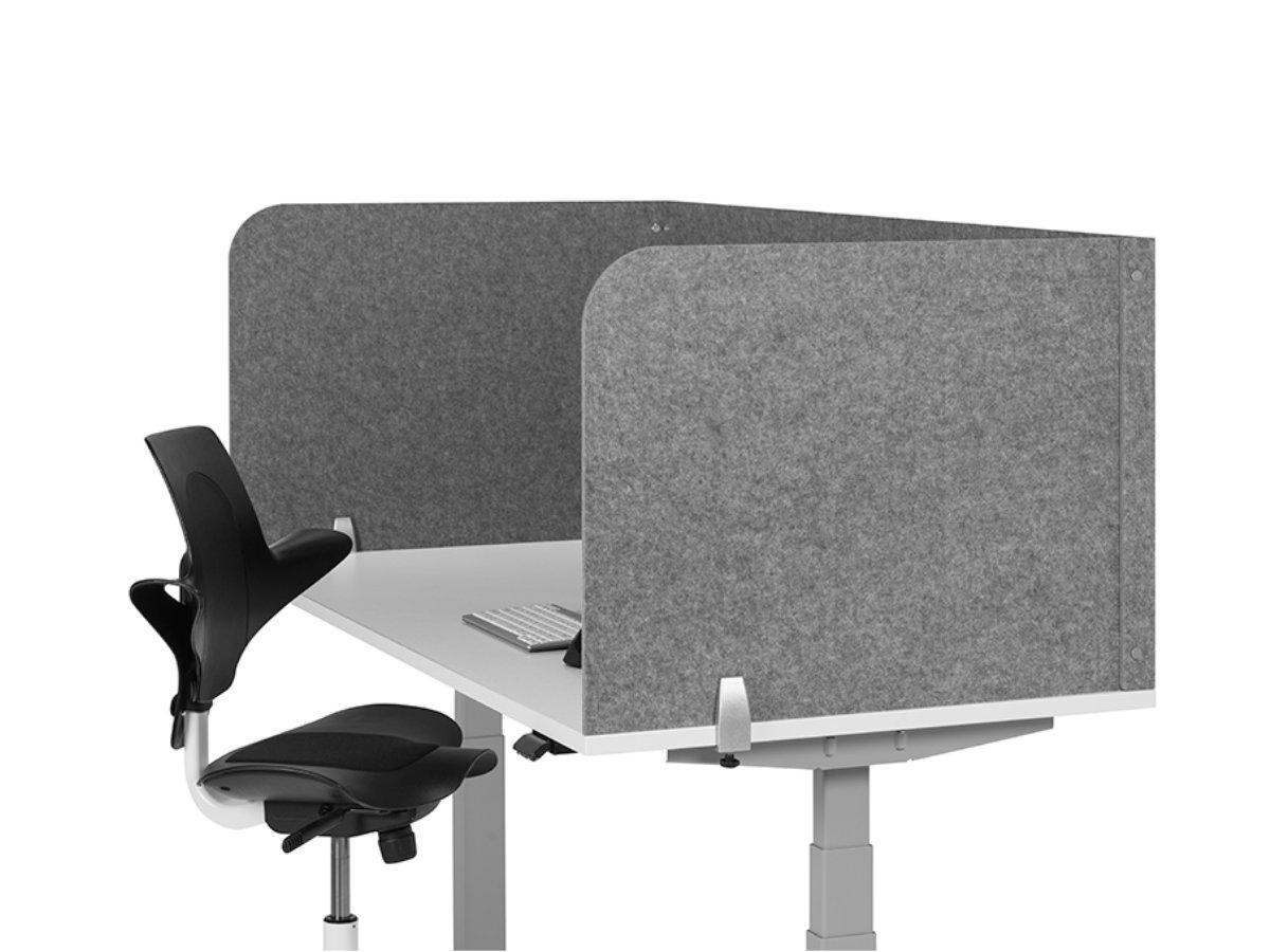 BakkerElkhuizen BE Safety Screen BNESSULGY160D80 U-Form L, Seitenansicht BakkerElkhuizen BE Safety Screen BNESSULGY160D80 U-Form L, Seitenansicht