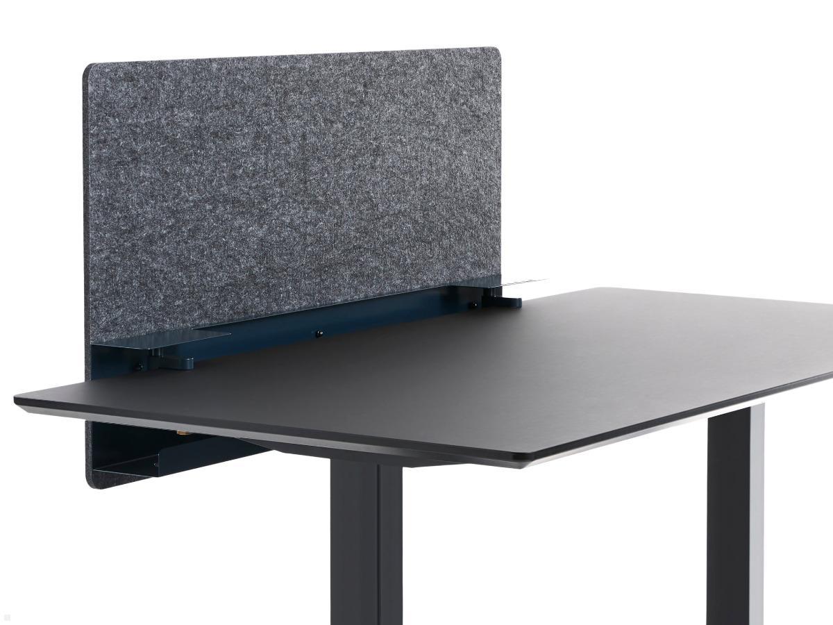 APTO Filz Schreibtisch Trennwand 110x60x1cm mit Tischklemmen, marineblau APTO Filz Schreibtisch Trennwand 110x60x1cm mit Tischklemmen, marineblau