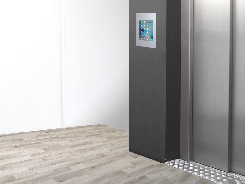 TabLines TWE053S Tablet Wandeinbau für Apple iPad Air 1 DS, silber Anwendungsbeispiel TabLines TWE053S Tablet Wandeinbau für Apple iPad Air 1 DS, silber Anwendungsbeispiel