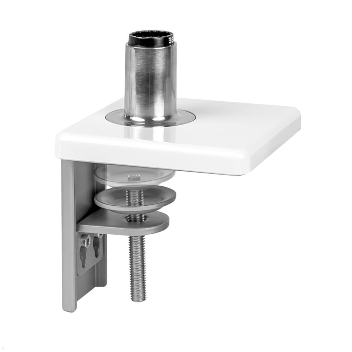 Humanscale M2.1 Laptop Tischhalterung mit Schwenkarm schräg, weiß, Tischklemme Humanscale M2.1 Laptop Tischhalterung mit Schwenkarm schräg, weiß, Tischklemme