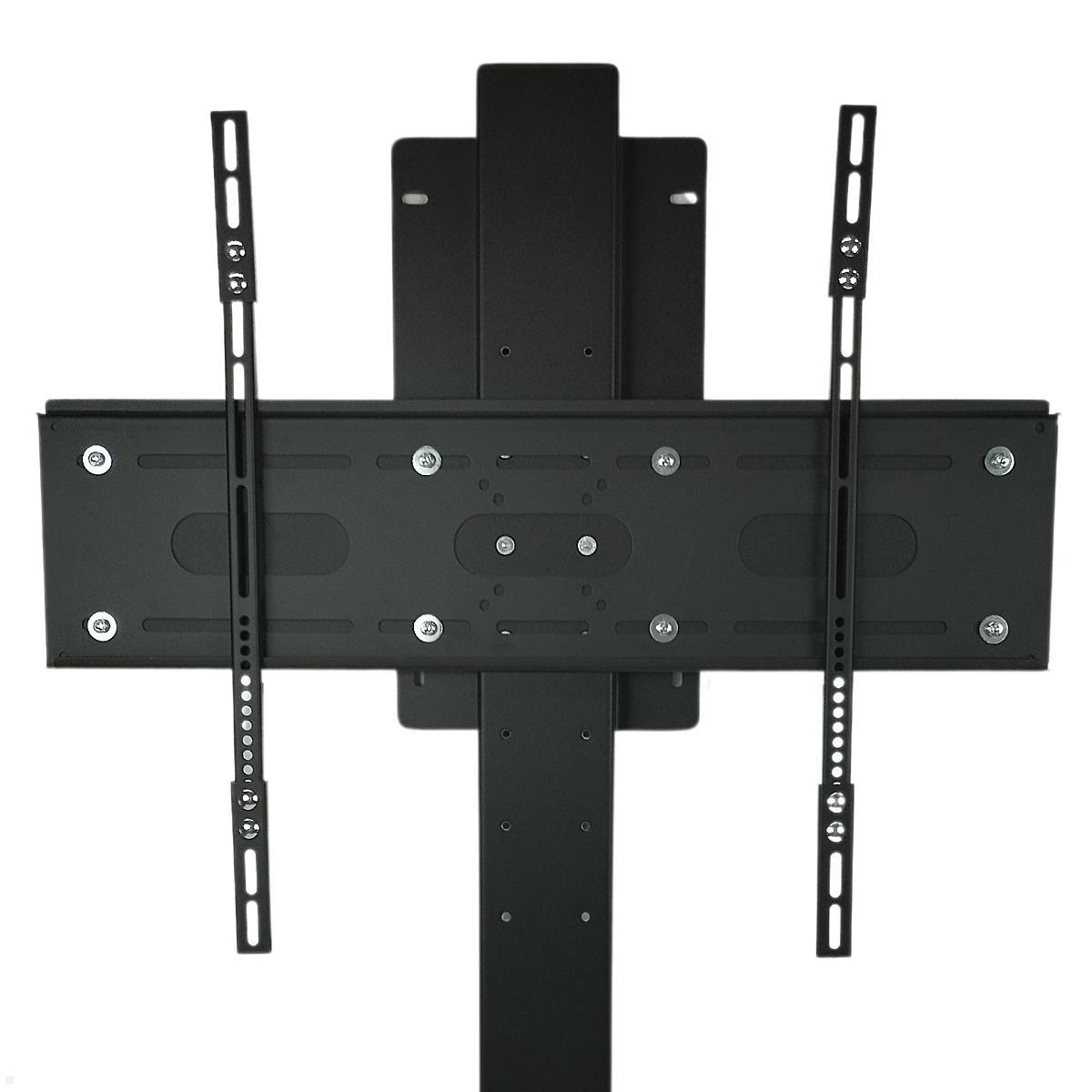 MonLines MBW001B TV Boden-Wandhalterung bis 86 Zoll, schwarz, TV Standfuß Wandmontage