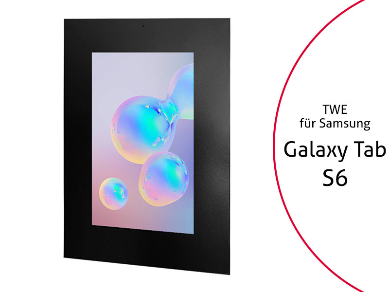 TabLines TWE084B Tablet Wandeinbau für Samsung Tab S6, DS, schwarz TabLines TWE084B Tablet Wandeinbau für Samsung Tab S6, DS, schwarz