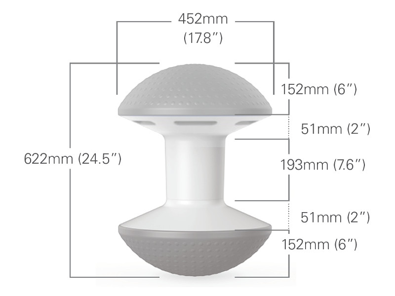 Humanscale Ballo B10UW Sitzball Bürostuhl Maße Humanscale Ballo B10UW Sitzball Bürostuhl Maße