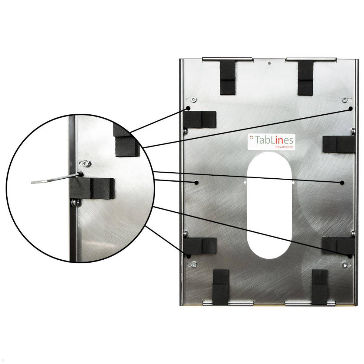 TabLines TWE091W Tablet Wandeinbau für Apple iPad Air 4 und 5, weiß, Verschraubung TabLines TWE091W Tablet Wandeinbau für Apple iPad Air 4 und 5, weiß, Verschraubung