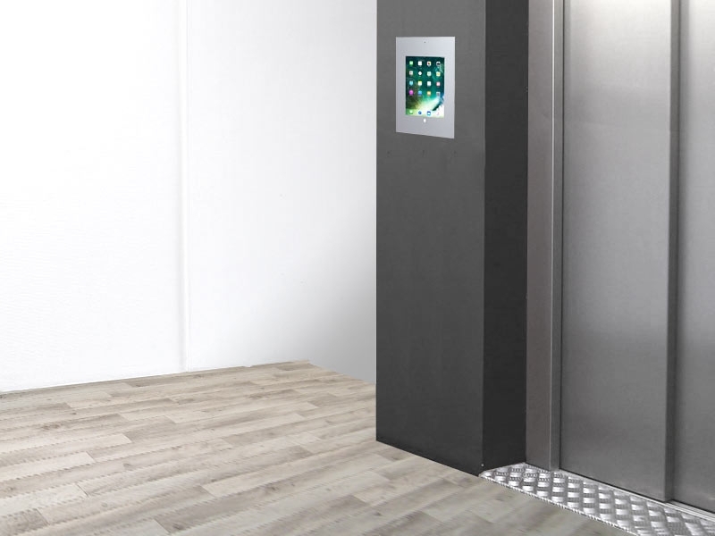 TabLines TWE035S Tablet Wandeinbau für Apple iPad 5 (2017), HB, silber Anwendung Wegweiser TabLines TWE035S Tablet Wandeinbau für Apple iPad 5 (2017), HB, silber Anwendung Wegweiser